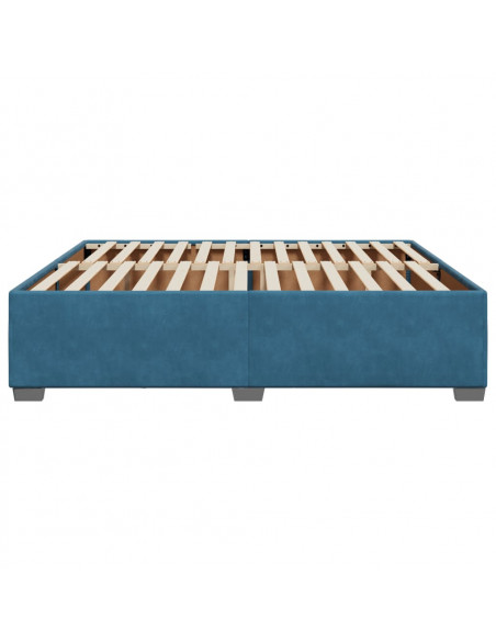 Giroletto Blu 200x200 cm in Velluto