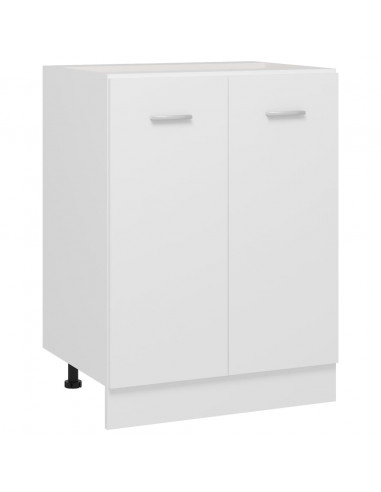 Armadio Inferiore Bianco 60x46x81,5 cm in Legno Multistrato