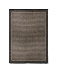Tappeto da Esterni a Tessitura Piatta 200x280 cm Marrone Scuro 2