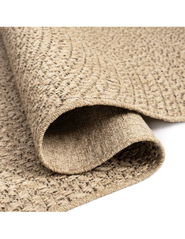 Tappeto ZIZUR 80x250 cm Aspetto Iuta per Interni ed Esterni