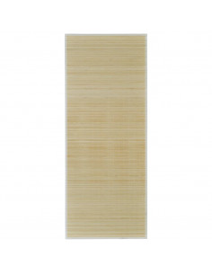 Tappeto Rettangolare in Bambù Naturale 150 x 200 cm 2