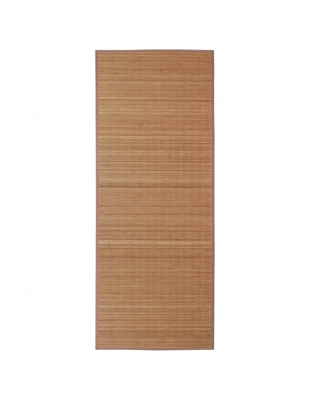 Tappeto Rettangolare in Bambù Marrone 150 x 200 cm