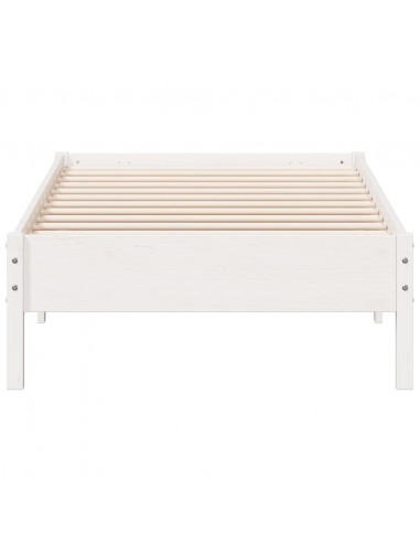 Giroletto Bianco 90x200 cm in Legno Massello di Pino