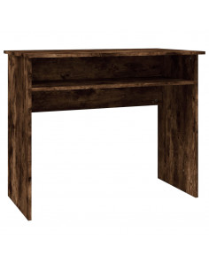 Scrivania Rovere Fumo 90x50x74 cm in Legno Multistrato 2
