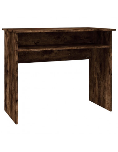 Scrivania Rovere Fumo 90x50x74 cm in Legno Multistrato