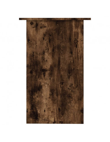 Scrivania Rovere Fumo 90x50x74 cm in Legno Multistrato