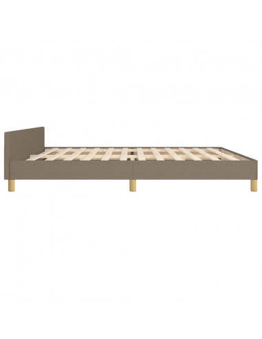 Giroletto senza Materasso Tortora 200x200 cm in Tessuto