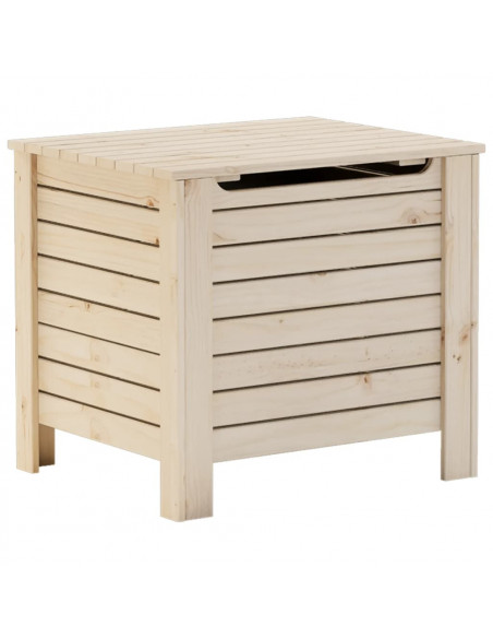 Contenitore con Coperchio RANA 60x49x54 cm Legno Massello Pino