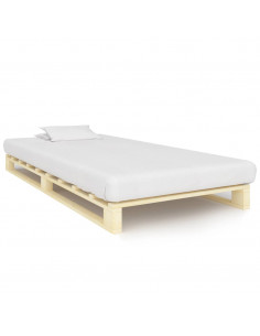 Giroletto in Pallet di Legno Massello di Pino 90x200 cm 2