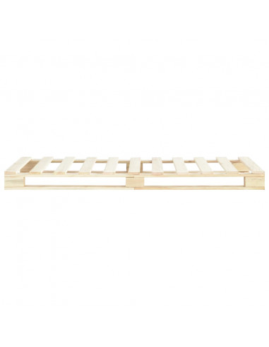 Giroletto in Pallet di Legno Massello di Pino 90x200 cm