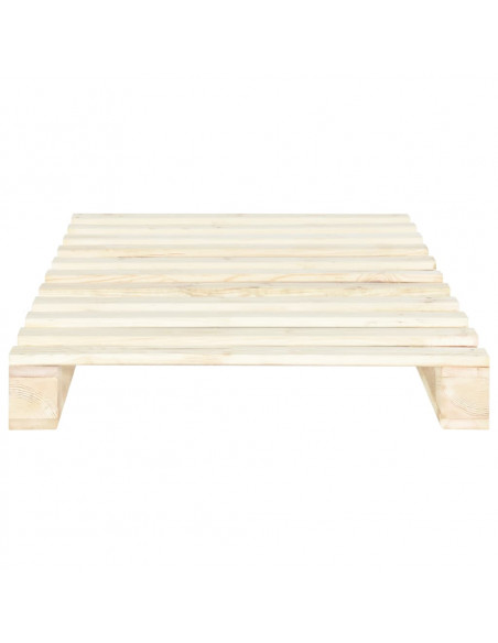 Giroletto in Pallet di Legno Massello di Pino 90x200 cm