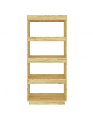 Libreria/Divisorio 60x35x135 cm in Legno Massello di Pino