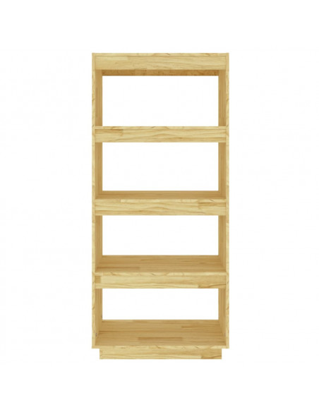 Libreria/Divisorio 60x35x135 cm in Legno Massello di Pino