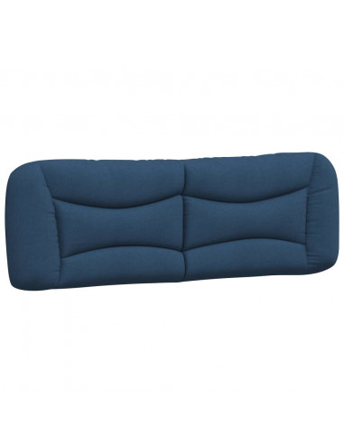 Cuscino Testiera Blu 160 cm in Tessuto