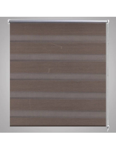 Tenda a rullo oscurante zebra 60x120cm caffé