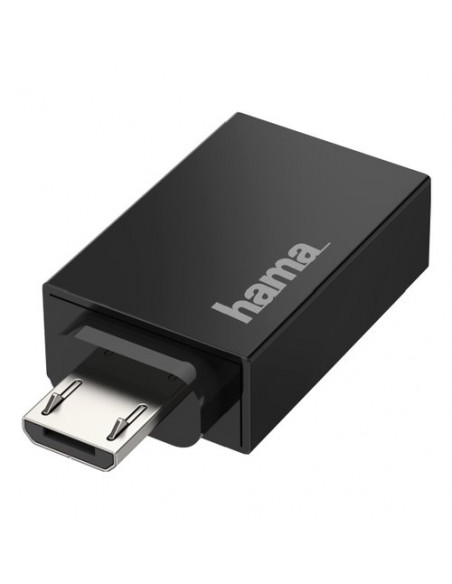 Adattatore Hama 00200307 Usb Otg Adapter Black Black