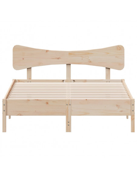 Giroletto senza Materasso 135x190 cm in Legno Massello di Pino