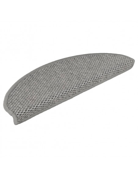 Tappeti Autoadesivi Scale Aspetto Sisal 15 pz 65x21x4 cm Talpa