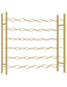 Portabottiglie per 36 Bottiglie Metallo Oro 2