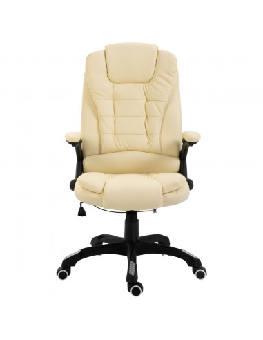 Sedia da Ufficio Crema in Similpelle