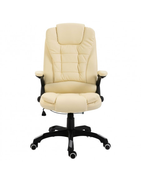 Sedia da Ufficio Crema in Similpelle