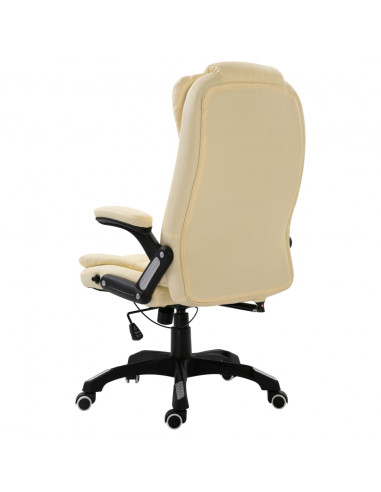 Sedia da Ufficio Crema in Similpelle