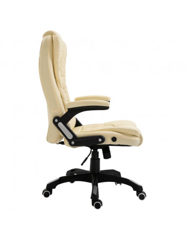 Sedia da Ufficio Crema in Similpelle