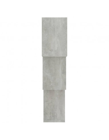 Mensole a Muro Cubiche Grigio Cemento 68x15x68cm Multistrato