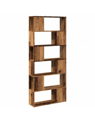 Libreria/Divisorio Stanza Legno Antico 80x24x186 cm