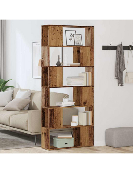 Libreria/Divisorio Stanza Legno Antico 80x24x186 cm