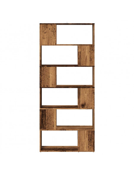 Libreria/Divisorio Stanza Legno Antico 80x24x186 cm