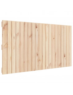 Testiera da Parete 127,5x3x60 cm in Legno Massello di Pino 2