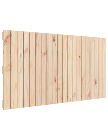 Testiera da Parete 127,5x3x60 cm in Legno Massello di Pino