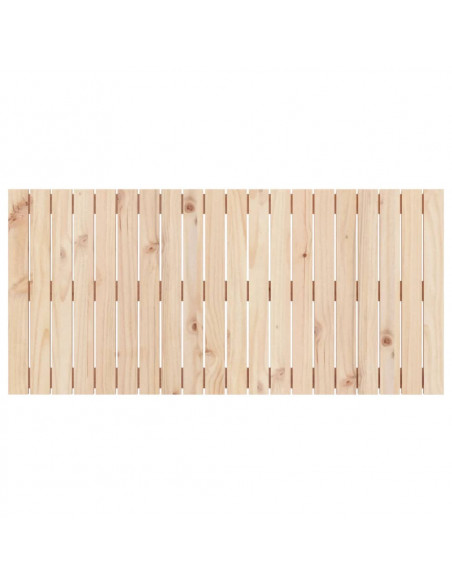 Testiera da Parete 127,5x3x60 cm in Legno Massello di Pino