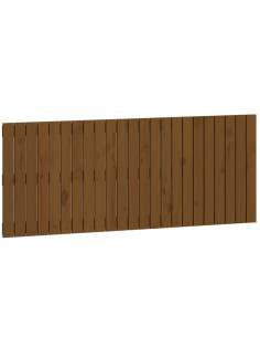 Testiera da Parete Miele 147x3x60 cm in Legno Massello di Pino 2