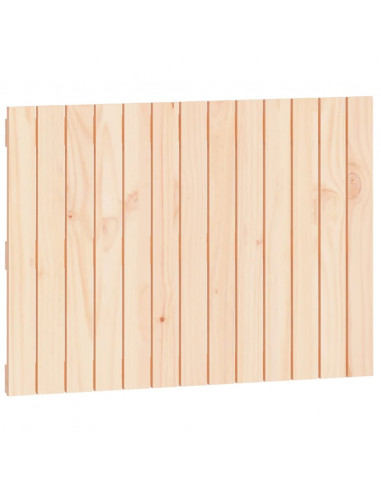 Testiera da Parete 82,5x3x60 cm in Legno Massello di Pino