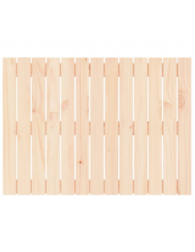 Testiera da Parete 82,5x3x60 cm in Legno Massello di Pino