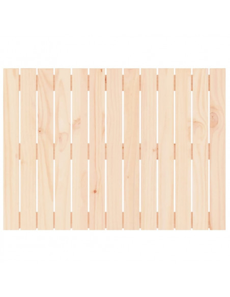 Testiera da Parete 82,5x3x60 cm in Legno Massello di Pino