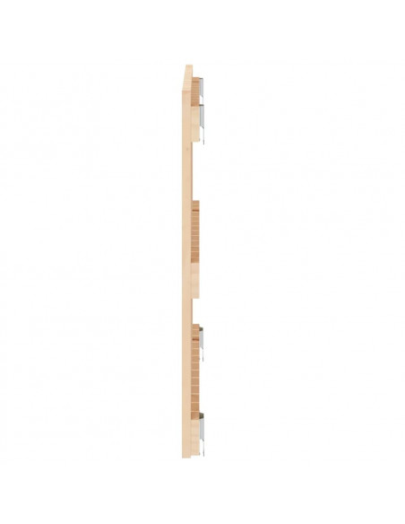 Testiera da Parete 82,5x3x60 cm in Legno Massello di Pino