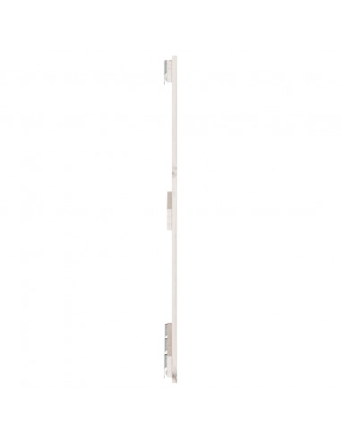 Testiera da Parete Bianca 166x3x90 cm in Legno Massello di Pino