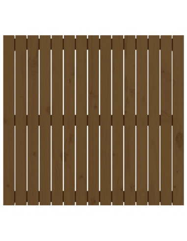 Testiera da Parete Miele 95,5x3x90 cm in Legno Massello di Pino