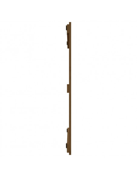 Testiera da Parete Miele 95,5x3x90 cm in Legno Massello di Pino