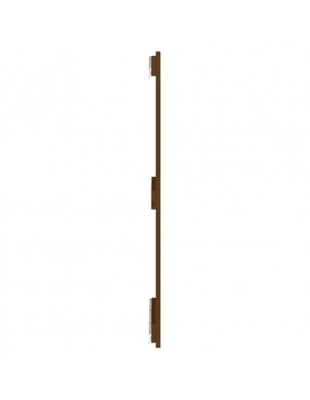 Testiera da Parete Miele 140x3x90 cm in Legno Massello di Pino