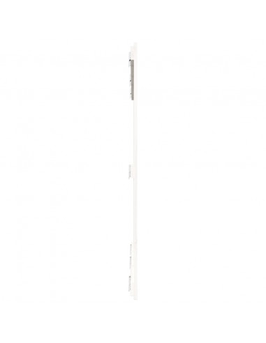 Testiera da Parete Bianca 159,5x3x110 cm Legno Massello di Pino