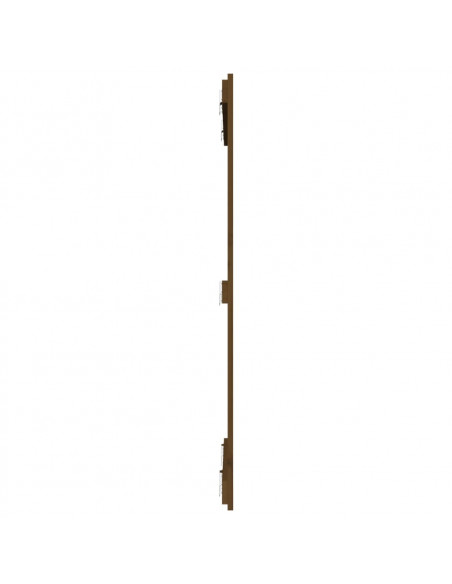 Testiera da Parete Miele 82,5x3x110cm in Legno Massello di Pino
