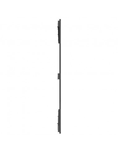 Testiera da Parete Grigia 146,5x3x110cm Legno Massello di Pino