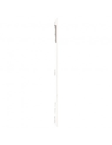 Testiera da Parete Bianca 166x3x110 cm Legno Massello di Pino