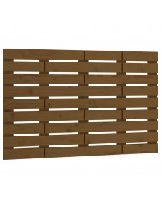 Testiera da Parete Miele 81x3x63 cm in Legno Massello di Pino 2