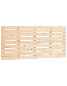 Testiera da Parete 126x3x63 cm in Legno Massello di Pino 2