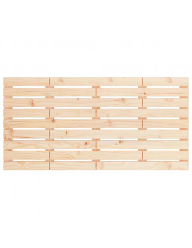 Testiera da Parete 126x3x63 cm in Legno Massello di Pino